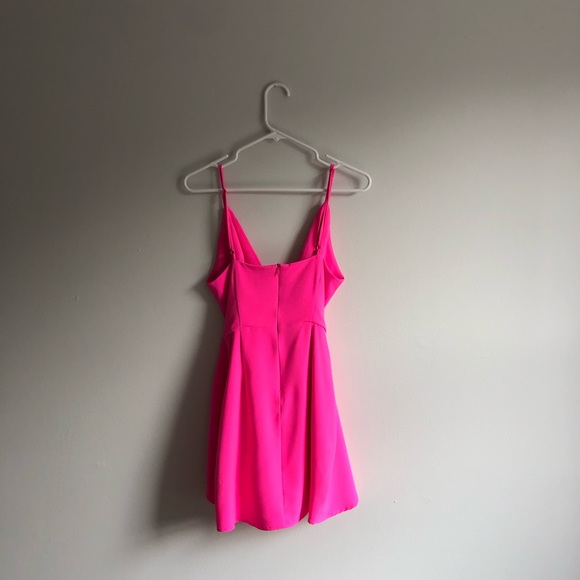TOBI hot pink mini Dress - Picture 3 of 8